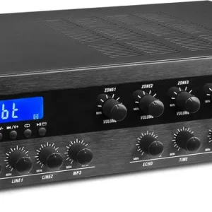 Bestpreis Power Dynamics PDW500MP3 PA-Mixer-Verstärker 500W/100V 6 Zonen