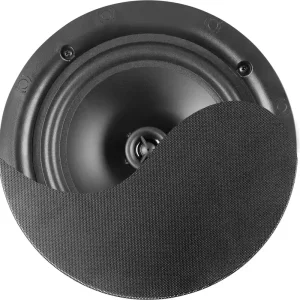 Begrenztes Angebot Power Dynamics NCSP6B Niedrigprofil-Deckenlautsprecher 100V 6,5" Schwarz
