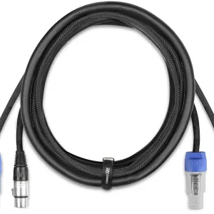 Ausverkauf PD-Connex CX11-2 Kombikabel Stromanschluss B - XLR M / Stromanschluss A - XLR F 2 m