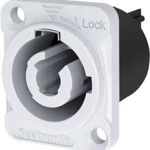 Echt SEETRONIC Power Pro Chassis-Steckverbinder Weiß – Schraubklemmen