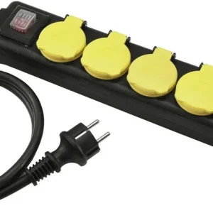 EUROLITE Steckdosenleiste 6-fach IP44 sw 5m Neu Im Sortiment