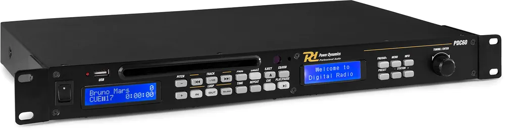 Begrenztes Angebot Power Dynamics PDC60 USB/CD-Spieler/FM/DAB+