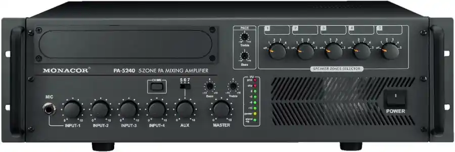 Must-Have MONACOR PA-5240 ELA-Verstärker