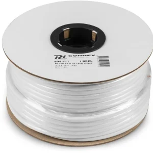 PD-Connex RX10W 100V Lautsprecherkabel Rund 2 x 1,5mm² weiß 50m Top-Seller