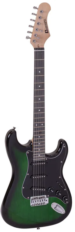 DIMAVERY ST-203 E-Gitarre, greenburst Saisonangebot