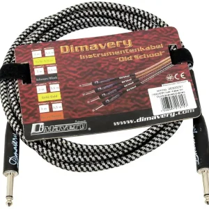 DIMAVERY Instrumenten-Kabel, 3m, sw/sil Garantierte Lieferung