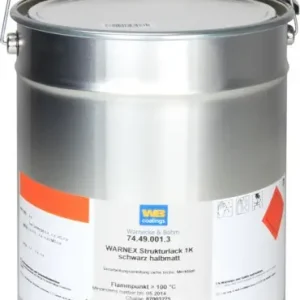 Adam Hall Hardware 13112 Strukturlack schwarz 12 kg Warnex Preiswert