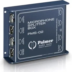 Zertifiziert Palmer Pro PMS 02 Mikrofon Splitter 2 Kanal