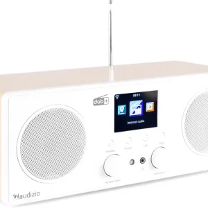 Beliebt Audizio Bari WIFI Internet Stereo Radio mit DAB+ Weiß