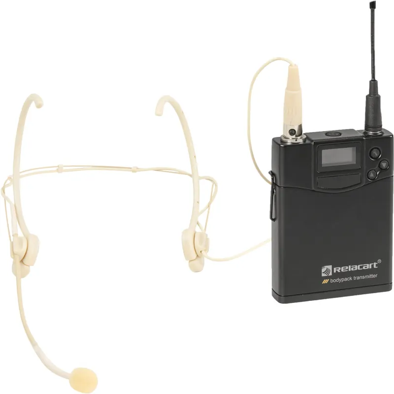 RELACART UT-222 Bodypack mit HM-600S Headset Versand Am Gleichen Tag