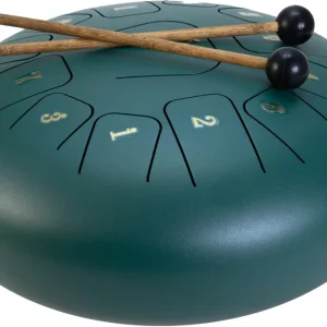 DIMAVERY TD-12, Steel Tongue Drum, grün Wochenendangebot