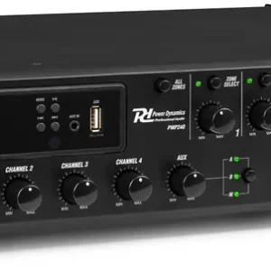 Super-Preis Power Dynamics PMP240 Kommerzieller Mixer-Verstärker 240W 6 Zonen