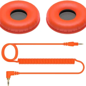 Sale Pioneer DJ HC-CP08-M Zubehörpaket 2x Ohrpolster und 1x Kabel, orange