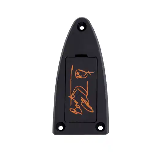 Warwick Parts - Easy-Access Truss Rod Cover for Warwick Bootsy Collins Signature, Orange Logo Knallerangebot