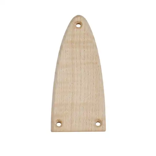 Warwick Parts - Wooden Truss Rod Cover for Warwick Basses - Flamed Maple Neu