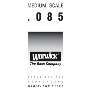 Warwick Black Label Bass Strings, Stainless Steel - Bass Single String, .085", Medium Scale Aktuell