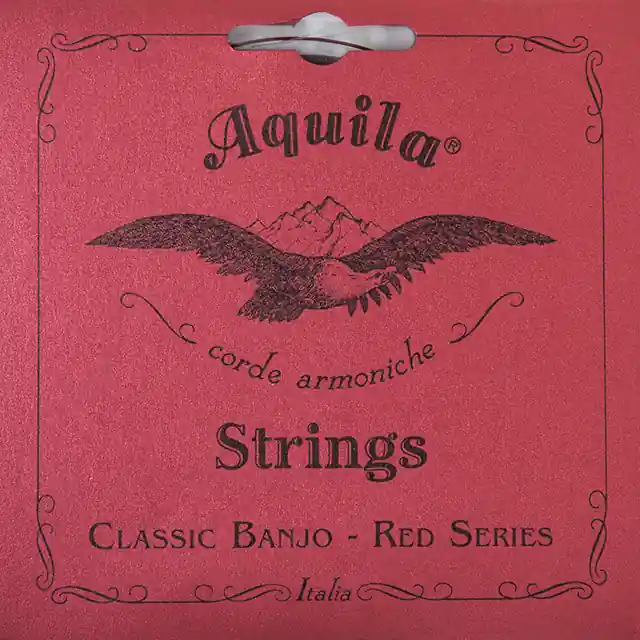 Solange Der Vorrat Reicht Aquila 12B - Red Series, Old Style Banjo String Set - 5-String, DCGCG Tuning, Medium Tension
