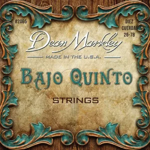 Geprüft Dean Markley Bajo Quinto - 2095 - Bajo Quinto String Set, Diez Cuerda, 10-String