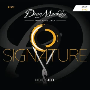 Sonderangebot Dean Markley Signature - 2502 - Electric Guitar String Set, Light, .009-.042
