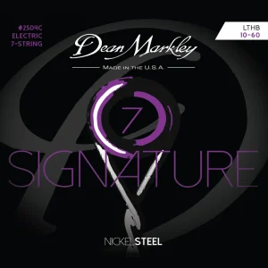 Dean Markley Signature - 2504 C - Electric Guitar String Set, 7-String, Light Top Heavy Bottom, .010-.060 Letzte Chance