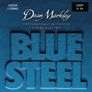 Dean Markley Blue Steel - 2552 A - Electric Guitar String Set, 7-String, Light, .009-.054 Nur Für Kurze Zeit