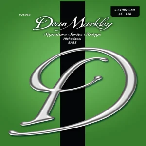 Dean Markley Signature - 2604 B - Electric Bass String Set, 5-String, Medium Light, .045-.128 Heißes Angebot
