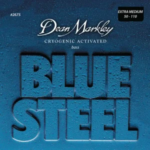 Finale Aktion Dean Markley Blue Steel - 2675 - Electric Bass String Set, Stainless Steel, 4-String, Extra Medium, .050-.110