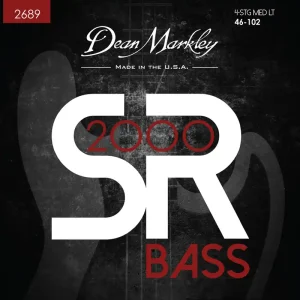 Billig Dean Markley SR 2000 - 2689 - Electric Bass String Set, 4-String, Medium, .046-.102