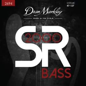Dean Markley SR 2000 - 2694 - Electric Bass String Set, 5-String, Medium Custom, .047-.127 Kracherpreis