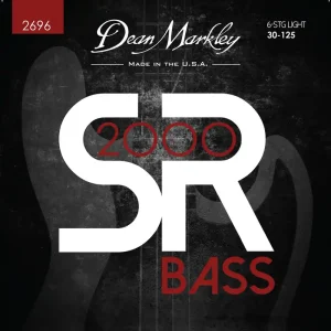 Dean Markley SR 2000 - 2696 - Electric Bass String Set, 6-String, Light, .030-.125 Preisknaller