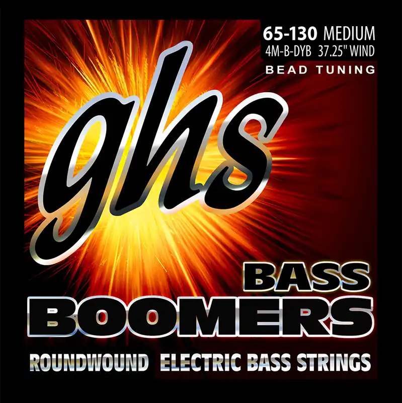 GHS Bass Boomers - Bass String Set, 4-String, Medium, .065-.130, BEAD Tuning Gratis Versand