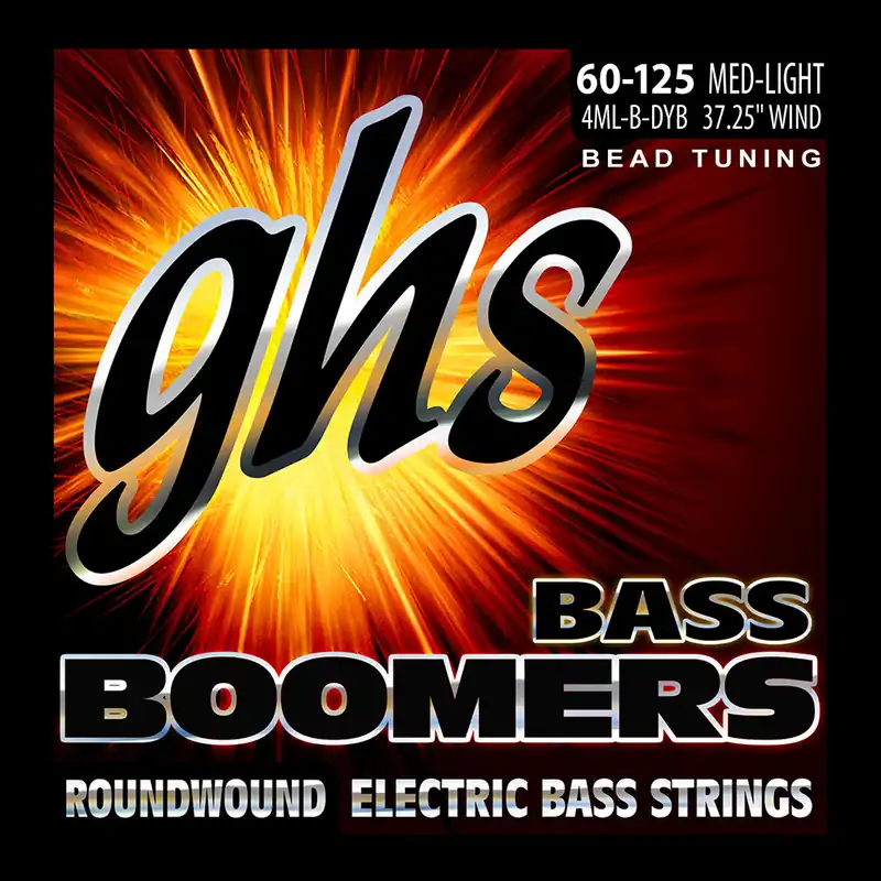 GHS Bass Boomers - Bass String Set, 4-String, Medium Light, .060-.125", BEAD Tuning Günstig