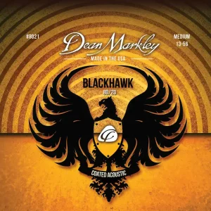 Dean Markley Blackhawk - 8021 - Coated Acoustic Guitar String Set, 80/20, Medium, .013-.056 Bestseller