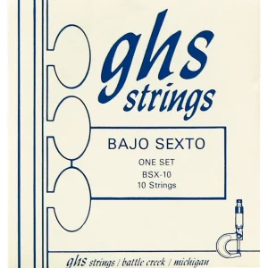 GHS Bajo Sexto, Acoustic Guitar String Set,  Loop End 10 String, .024-.078 Günstig