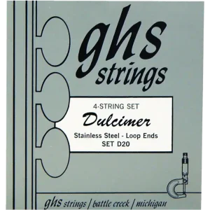 GHS D20 - Dulcimer String Set, C-Ionian Tuning, Loop End Markenware