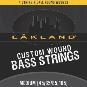 Lakland Custom Wound Nickel - Electric Bass String Set, 4-String, Medium, .045-.105 Expressversand