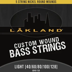 Knallerangebot Lakland Custom Wound Nickel - Electric Bass String Set, 5-String, Light, .040-.128