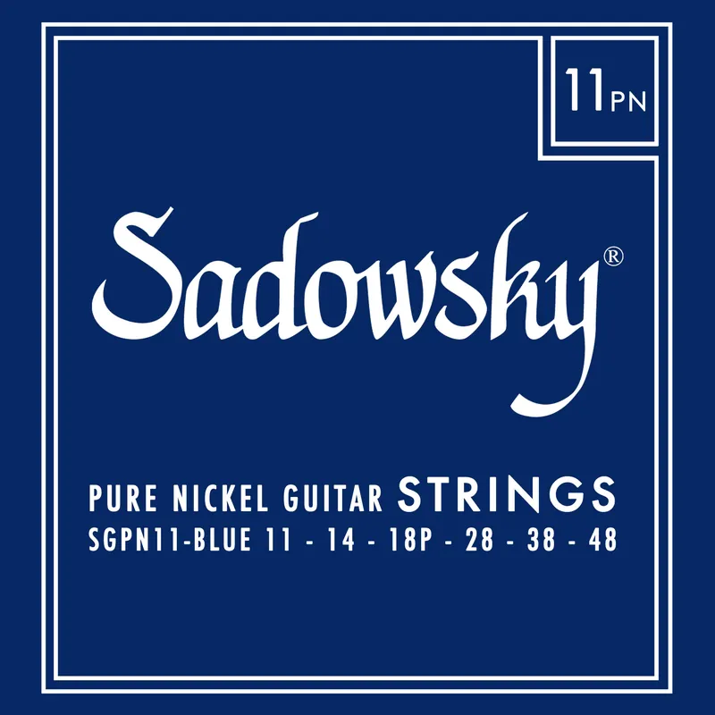 Ausverkauf Sadowsky Blue Label Guitar String Set, Pure Nickel - 011-048