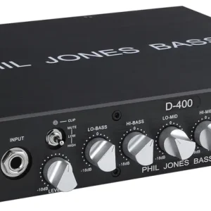 Finale Aktion Phil Jones Bass D-400 Compact Bass Amp Head - Bass Amp, 350 Watt