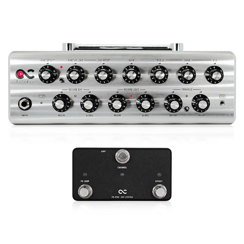 Must-Have One Control BJF-S66 with FS-P3S Footswitch - Compact Guitar Amp Head, 100 Watt