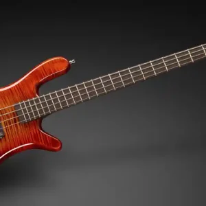 Garantierte Lieferung Warwick Masterbuilt Streamer LX, 4-String - Bleached Amber Blackburst Transparent High Polish