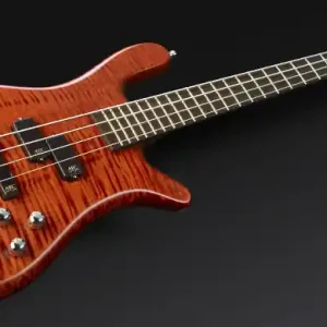 Geprüft Warwick Masterbuilt Streamer LX, 4-String - Amber Transparent Satin