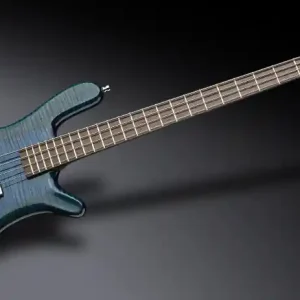 Finale Aktion Warwick Masterbuilt Streamer LX, 4-String Ocean Blue Transparent High Polish