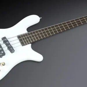 Finale Aktion Warwick Masterbuilt Streamer Jazzman, 4-String - Solid White High Polish