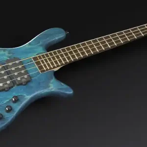 Warwick Masterbuilt Streamer $$, 4-String - Turquoise Blue Transparent Satin Günstig