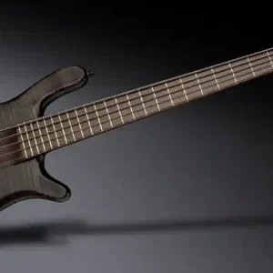Wochenendangebot Warwick Masterbuilt Streamer Stage I, 5-String, Broadneck - Nirvana Black Transparent Satin, Black Hardware