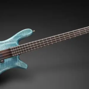 Billig Warwick Masterbuilt Streamer Stage I, 4-String - Bleached Turquoise Blue Transparent Satin