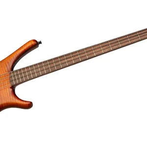 Direkt Vom Hersteller Warwick Masterbuilt Infinity NT, Flamed Maple, 4-String - Amber Transparent Satin