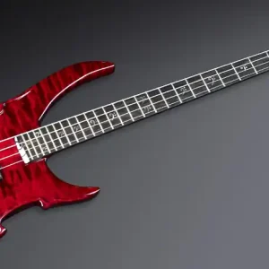 Warwick Masterbuilt Vampyre, 4-String - Burgundy Red Transparent High Polish Neu