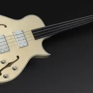 Direktkauf Warwick Masterbuilt Star Bass Singlecut, Maple, Fretless, 4-String - Natural Transparent Satin